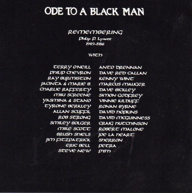  Ode To A Black Man  