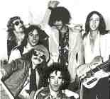 Philip Lynott and CLOVER (Huey Lewis upper left)  