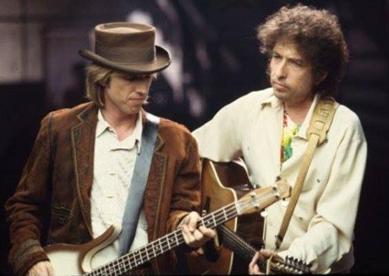  Tom Petty with Bob Dylan 