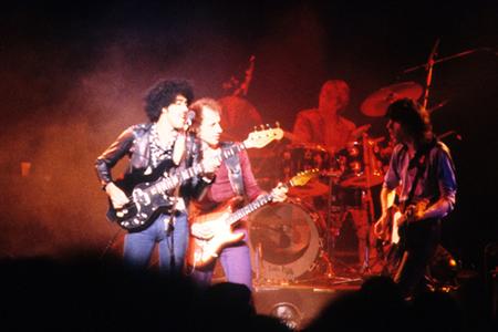  Phil Lynott with Dire Straits 