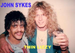  MICK with John Sykes 