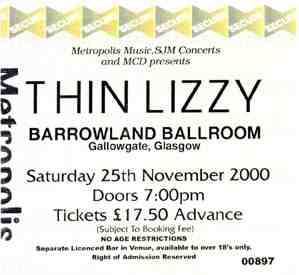  Glasgow Scotland, Nov 25th, 2000