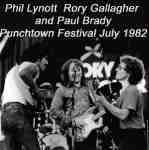 Philip Lynott with Rory Gallagher and Paul Brady