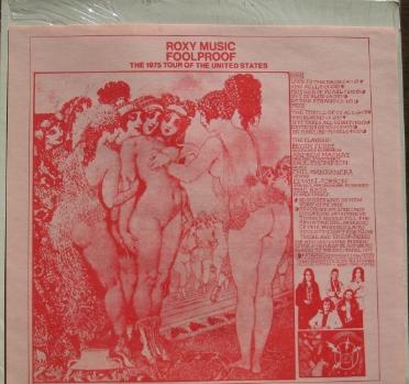  ROXY MUSIC: FOOL PROOF (1975 US Tour) 