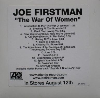  The War Against Women -- Joe Firstman 