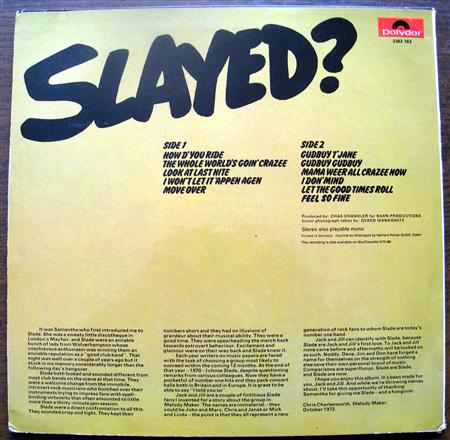  Slade 12 inch vinyl