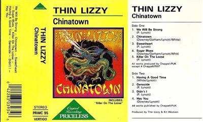  Thin Lizzy - Chinatown cassette 