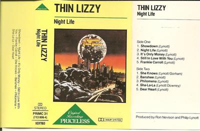  Thin Lizzy - Chinatown cassette 