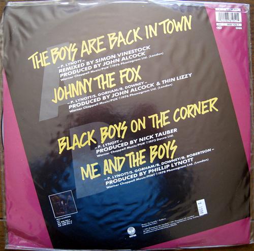 Boys Are Back In Town -- 12 inch PICTURE DISK