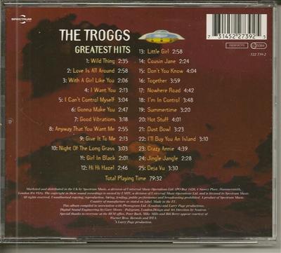  THE TROGGS GREATEST HITS 